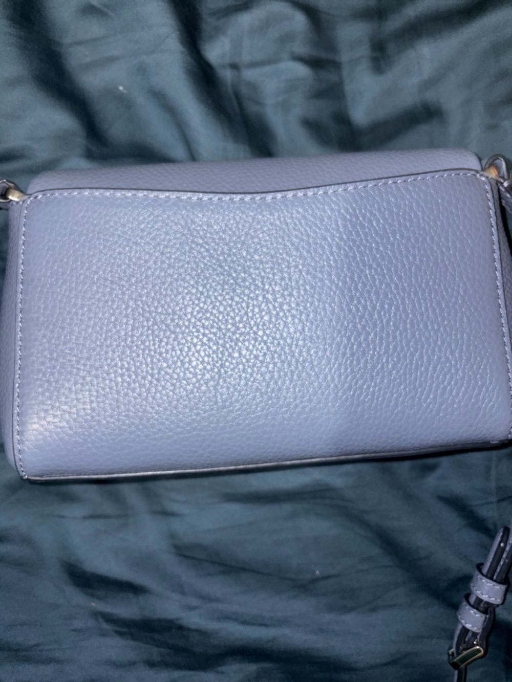 NWOT kate spade Pebbled Leather Purse -  Light Navy - Picture 6 of 7
